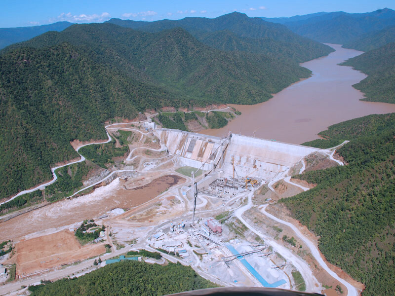 Yeywa Dam. Mandalay Division - Myanma